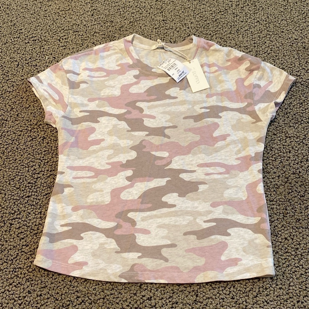 NWT Z Supply Modern Camo Short Sleeved Shirt Size XS
